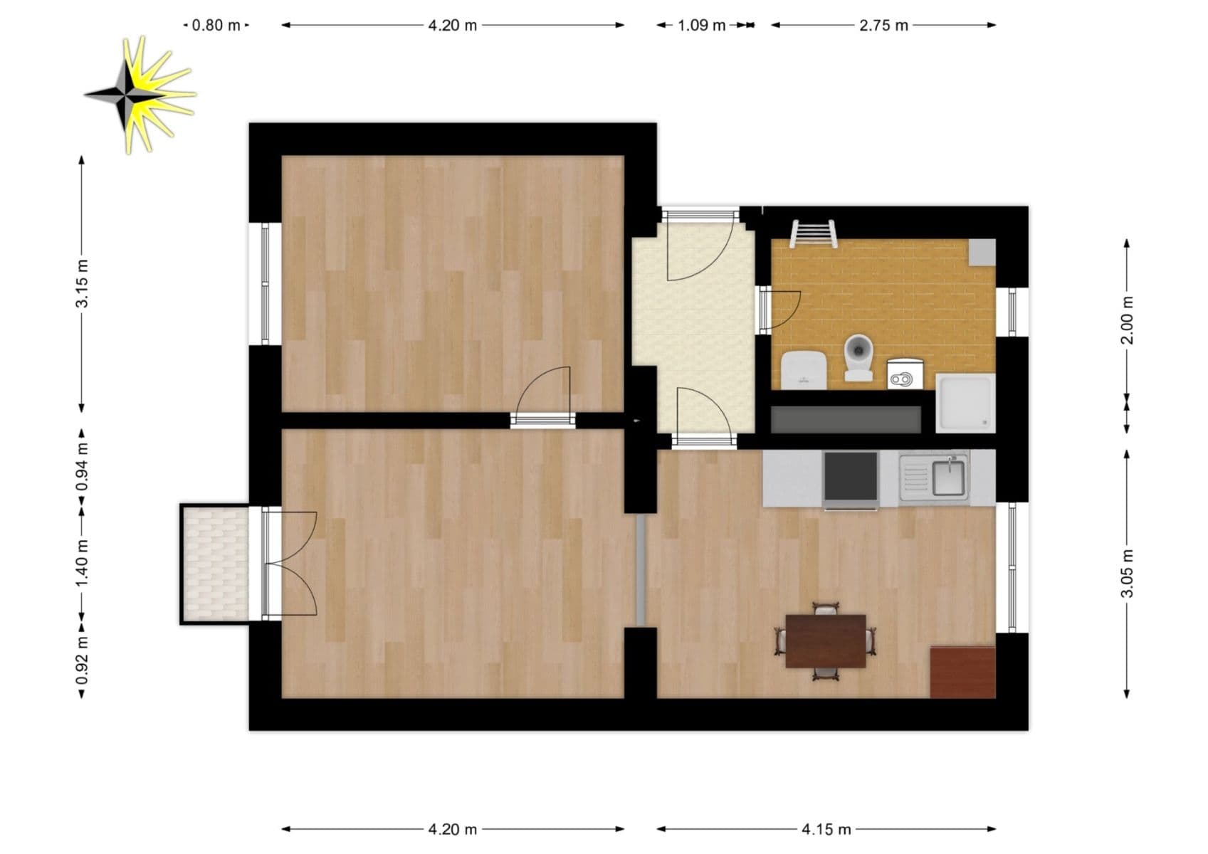 Prenájom bytu 2-izbový 62 m², Žižkova, Příbram, Středočeský kraj Prenájom bytu 2-izbový 62 m², Žižkova, Příbram, Středočeský kraj