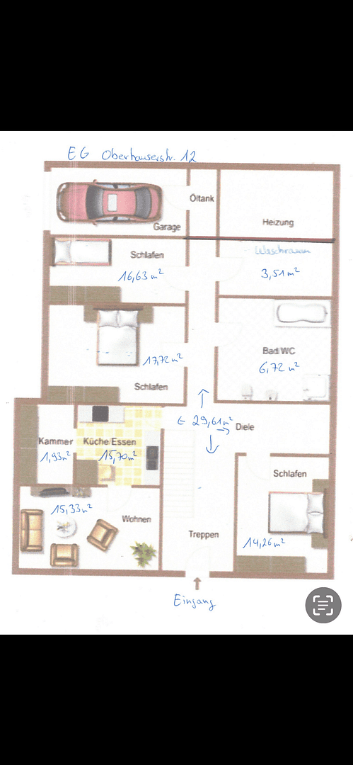 Predaj domu 312 m², pozemek 350 m², Oberhauserstraße 12 und 12a, Feilbingert, Porýnie-Falcko Predaj domu 312 m², pozemek 350 m², Oberhauserstraße 12 und 12a, Feilbingert, Porýnie-Falcko