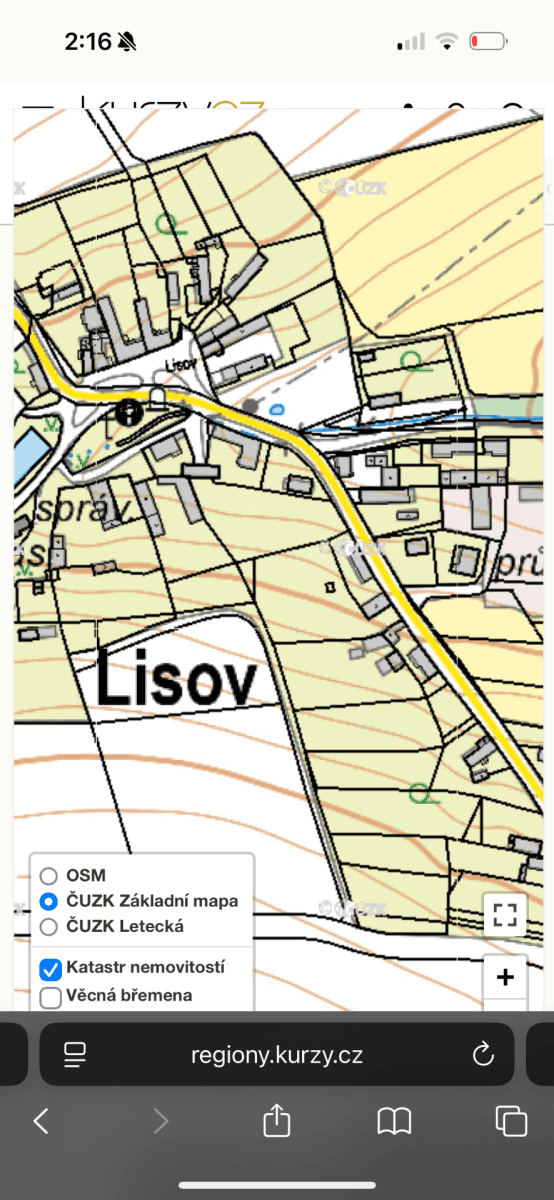 Predaj pozemku 2.433 m², Lisov, Plzeňský kraj Predaj pozemku 2.433 m², Lisov, Plzeňský kraj