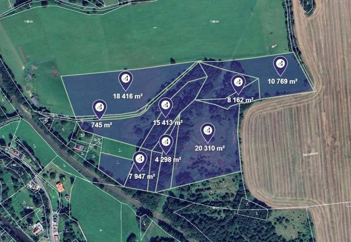 Predaj pozemku 86.060 m², Chotyně, Liberecký kraj Predaj pozemku 86.060 m², Chotyně, Liberecký kraj