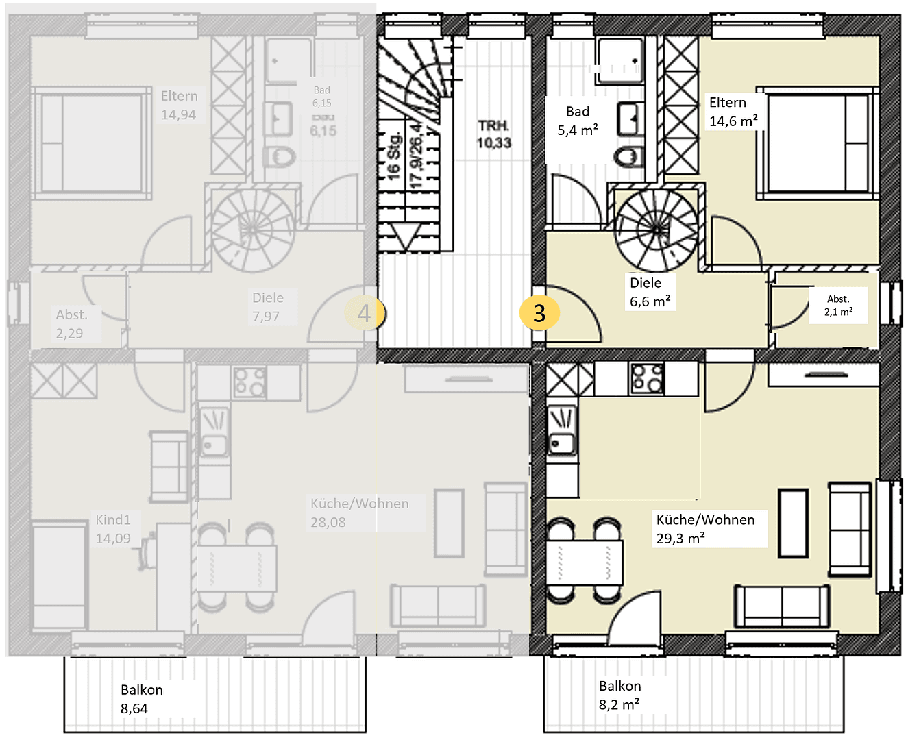 Prenájom bytu 3-izbový 90 m², Tegernbach, Bavorsko Prenájom bytu 3-izbový 90 m², Tegernbach, Bavorsko