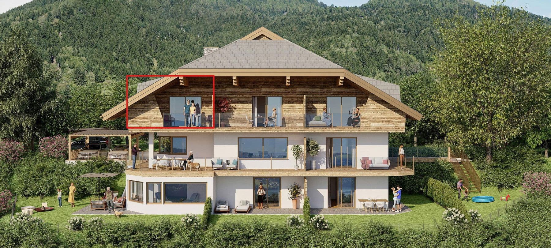 Predaj bytu 2-izbový 50 m², Millstatt am See, Korutánsko Predaj bytu 2-izbový 50 m², Millstatt am See, Korutánsko