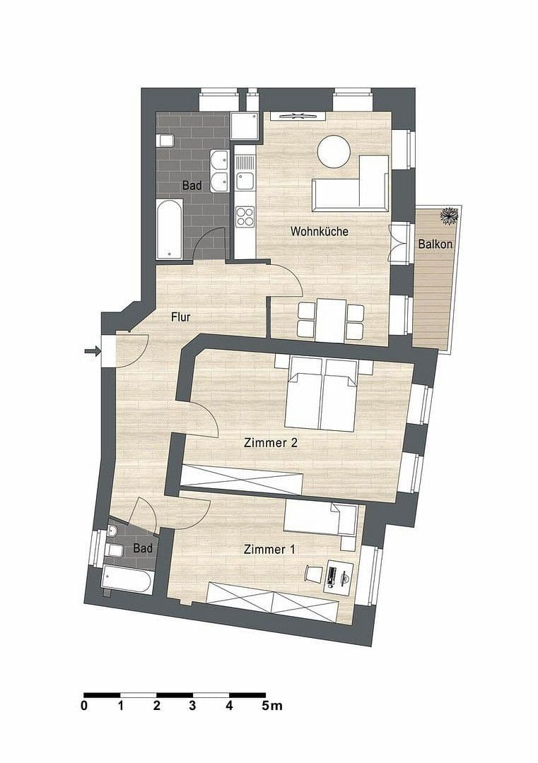 Predaj bytu 3-izbový 95 m², Külzer Straße 2, Berlin, Berlín Predaj bytu 3-izbový 95 m², Külzer Straße 2, Berlin, Berlín