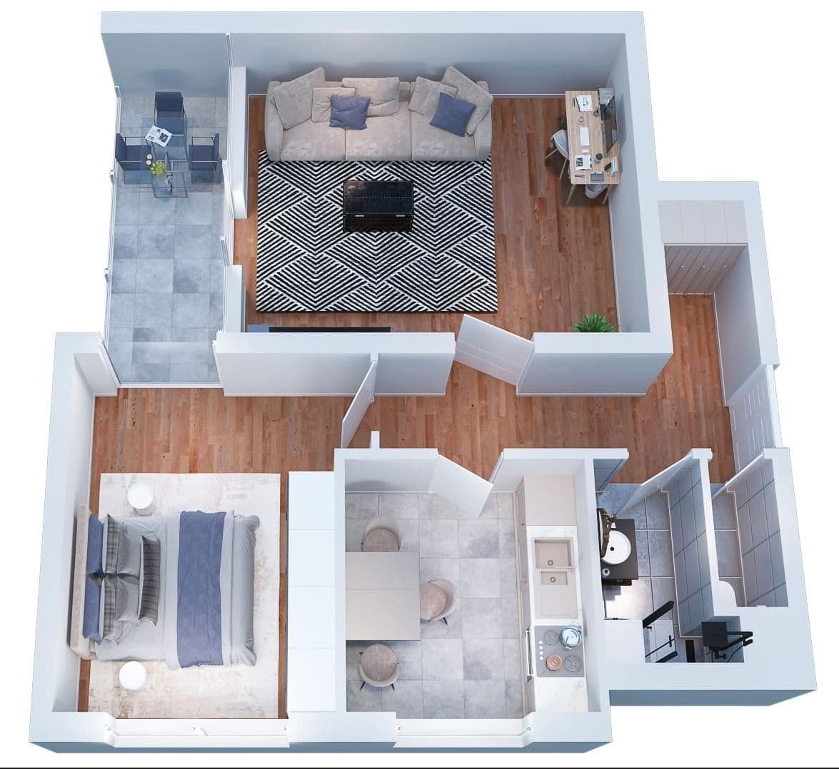 Predaj bytu 2-izbový 61 m², Ermslebener Weg 4, Berlin, Berlín Predaj bytu 2-izbový 61 m², Ermslebener Weg 4, Berlin, Berlín