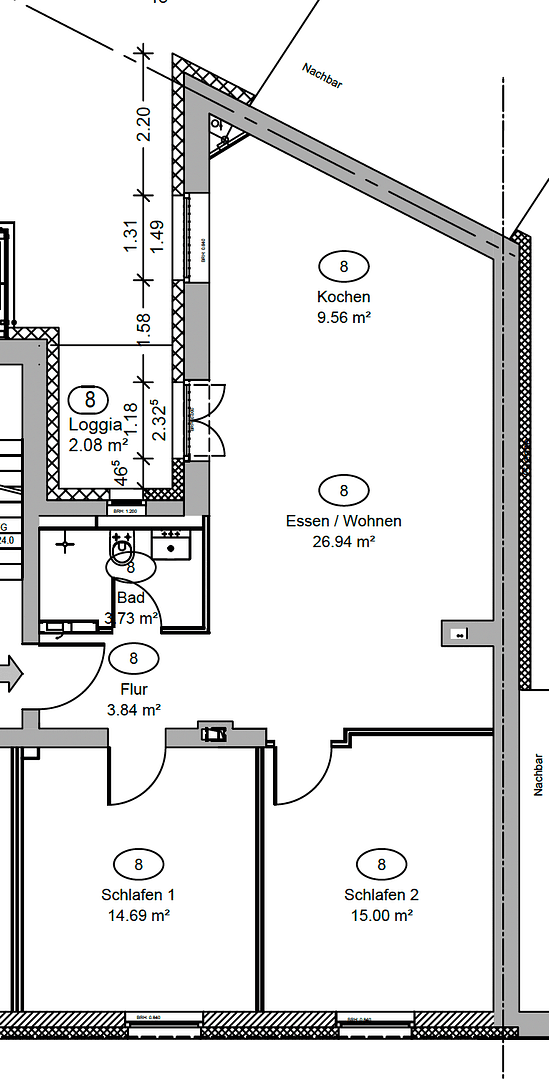 Predaj bytu 3-izbový 76 m², Düsseldorf, Severné Porýnie - Westfálsko Predaj bytu 3-izbový 76 m², Düsseldorf, Severné Porýnie - Westfálsko