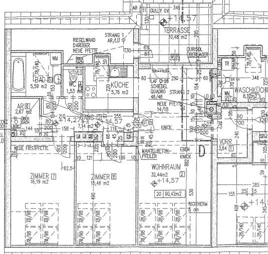 Prenájom bytu 3-izbový 90 m², Gurkgasse 26, Wien, Viedeň Prenájom bytu 3-izbový 90 m², Gurkgasse 26, Wien, Viedeň