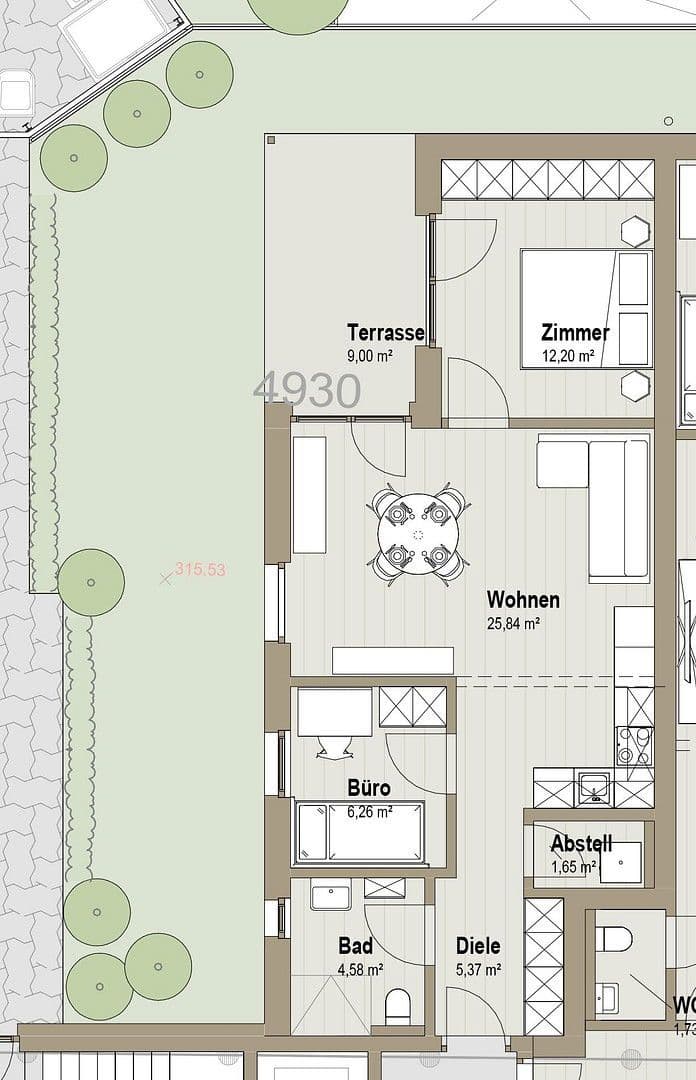 Predaj bytu 2-izbový 61 m², Beckentalweg 4, Affalterbach, Bádensko-Wurttembersko Predaj bytu 2-izbový 61 m², Beckentalweg 4, Affalterbach, Bádensko-Wurttembersko