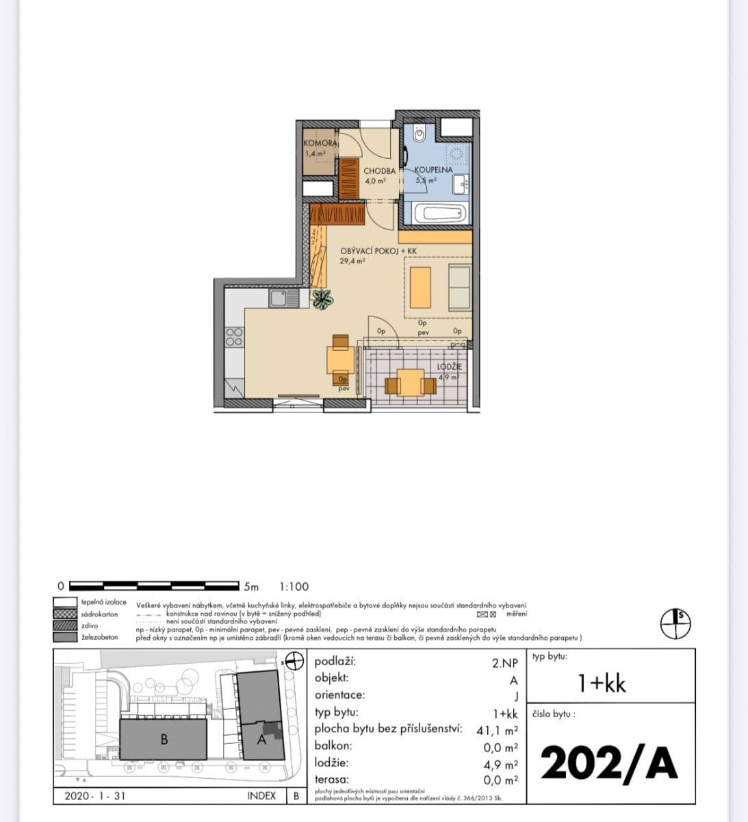 Prenájom bytu 1-izbový 46 m², Poděbradská, Praha, Praha Prenájom bytu 1-izbový 46 m², Poděbradská, Praha, Praha