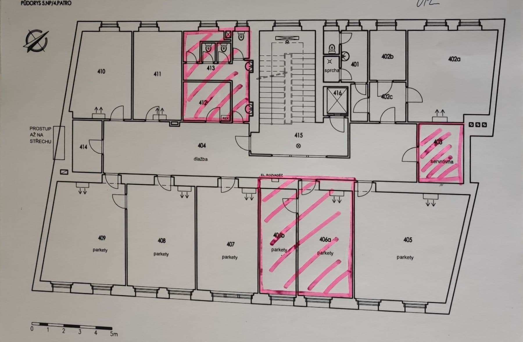 Prenájom kancelárie 49 m², Opletalova, Praha, Praha Prenájom kancelárie 49 m², Opletalova, Praha, Praha