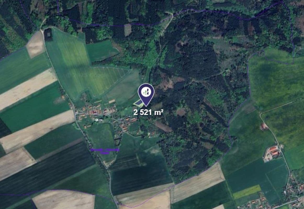 Predaj pozemku 2.521 m², Hřebečníky, Středočeský kraj Predaj pozemku 2.521 m², Hřebečníky, Středočeský kraj