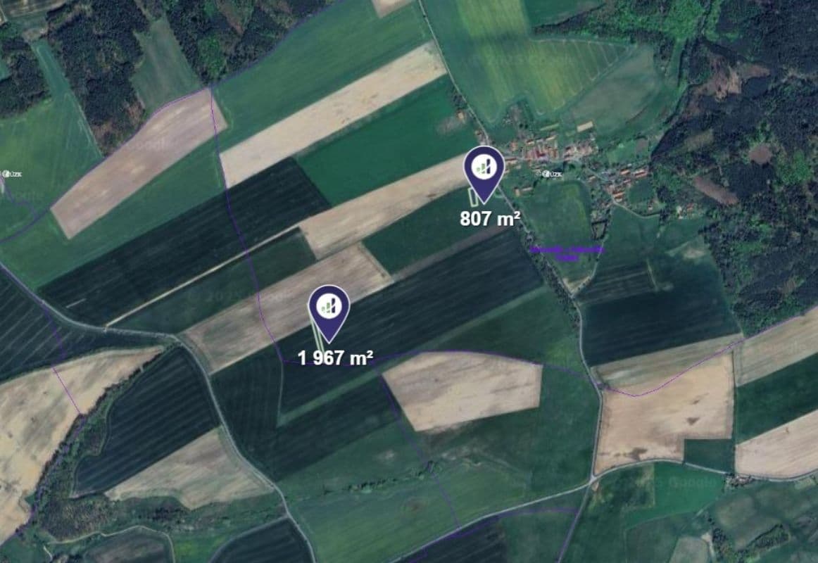 Predaj pozemku 2.774 m², Hřebečníky, Středočeský kraj Predaj pozemku 2.774 m², Hřebečníky, Středočeský kraj