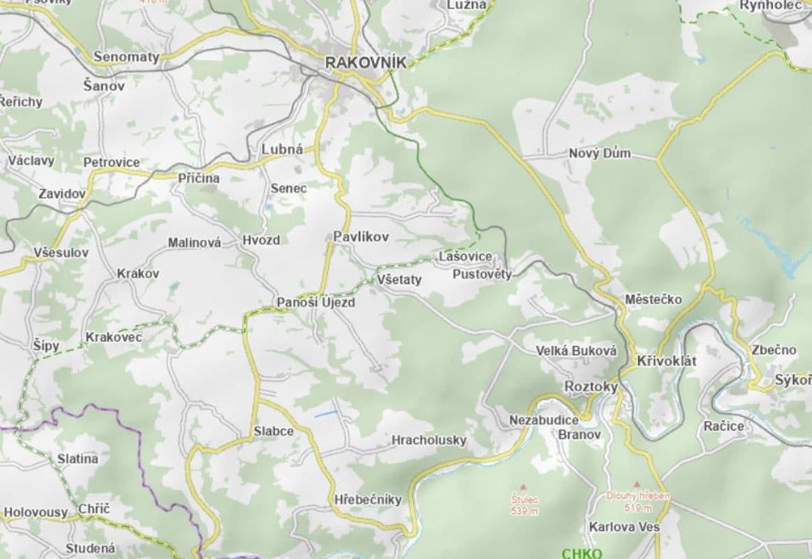 Predaj pozemku 11.495 m², Hřebečníky, Středočeský kraj Predaj pozemku 11.495 m², Hřebečníky, Středočeský kraj
