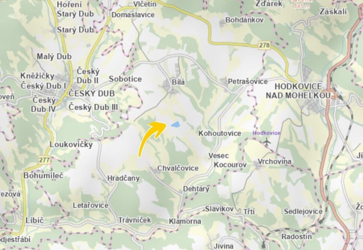 Predaj pozemku 23.593 m², Bílá, Liberecký kraj Predaj pozemku 23.593 m², Bílá, Liberecký kraj