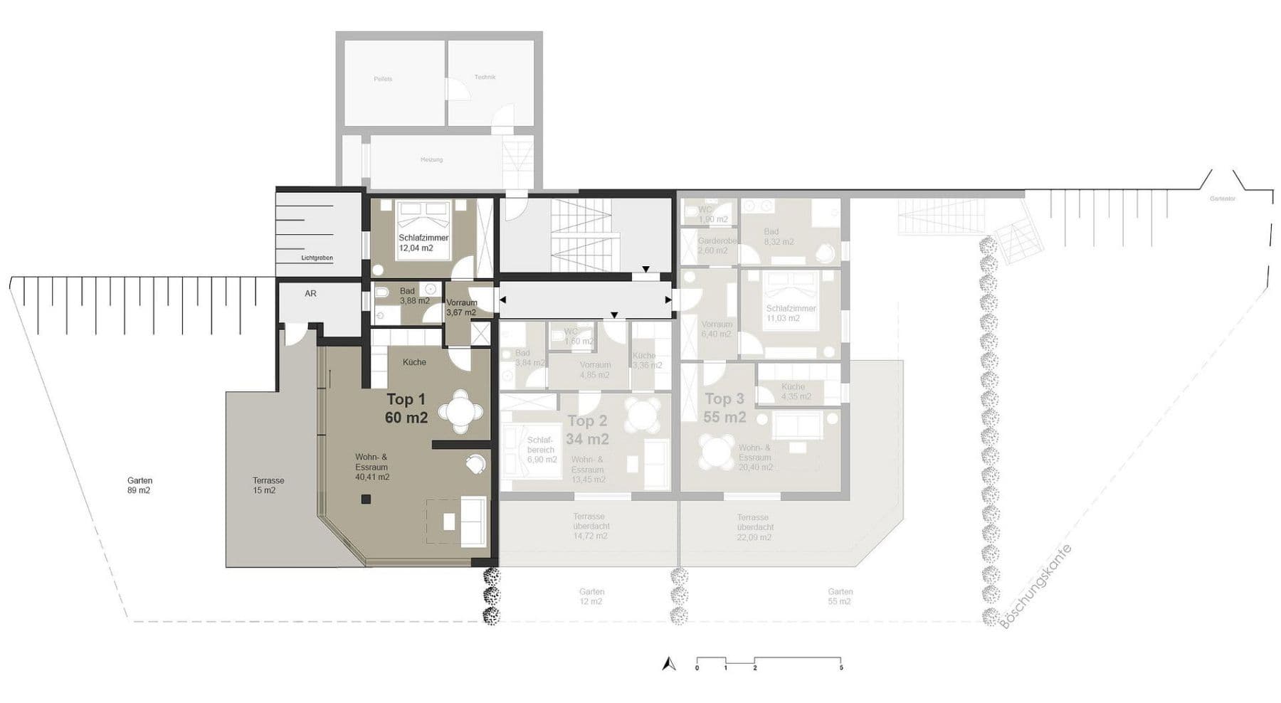 Predaj bytu 2-izbový 60 m², Millstatt am See, Korutánsko Predaj bytu 2-izbový 60 m², Millstatt am See, Korutánsko