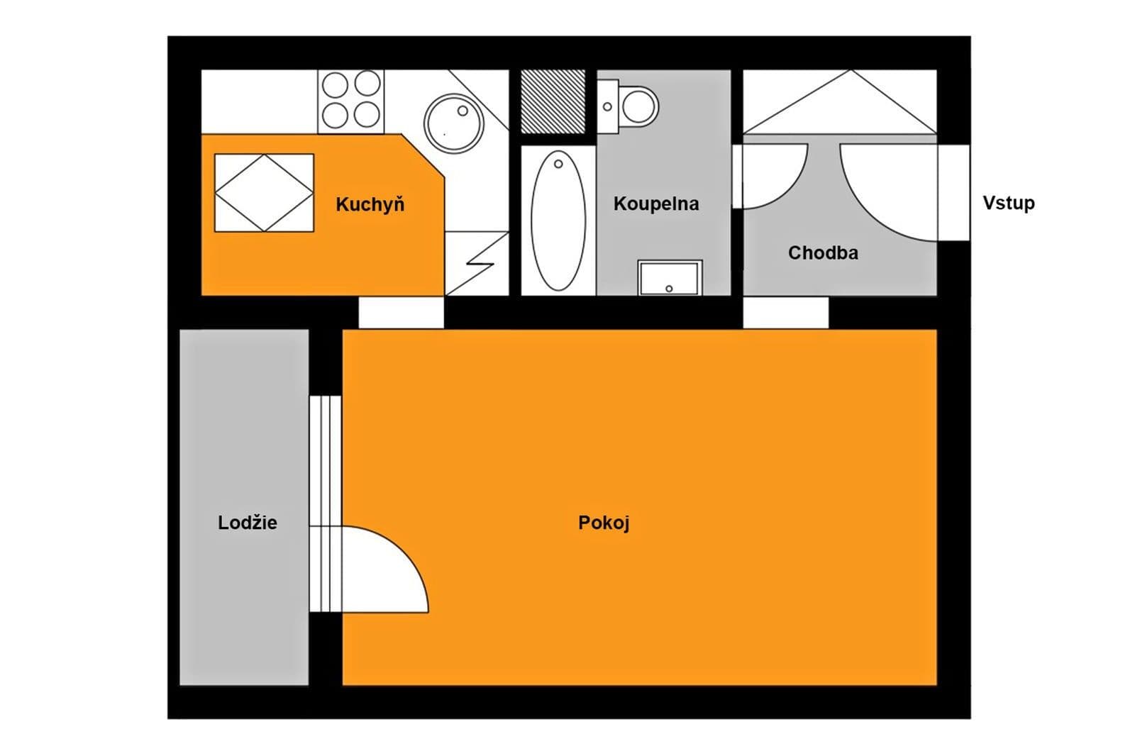 Prenájom bytu 1-izbový 35 m², Říční, Nymburk, Středočeský kraj Prenájom bytu 1-izbový 35 m², Říční, Nymburk, Středočeský kraj