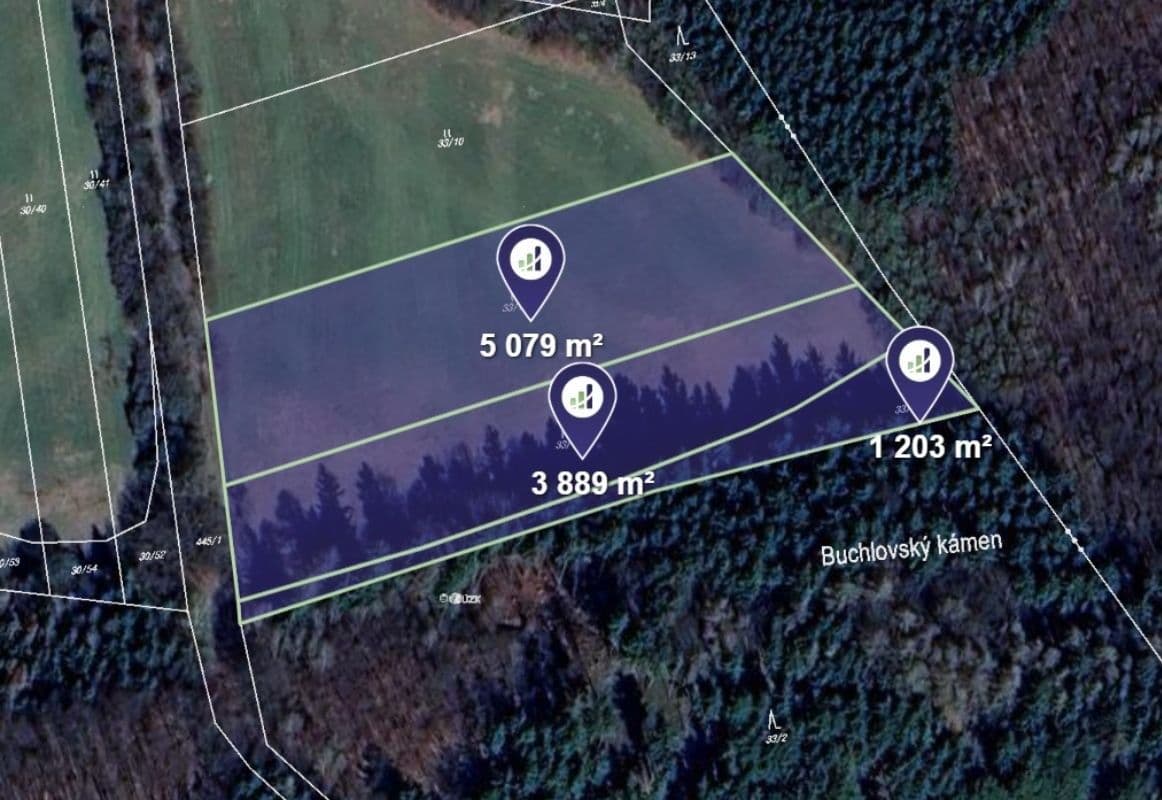 Predaj pozemku 10.171 m², Staré Hutě, Zlínský kraj Predaj pozemku 10.171 m², Staré Hutě, Zlínský kraj