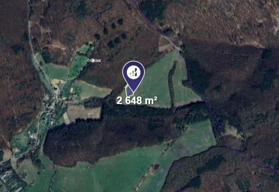 Predaj pozemku 2.648 m², Staré Hutě, Zlínský kraj Predaj pozemku 2.648 m², Staré Hutě, Zlínský kraj