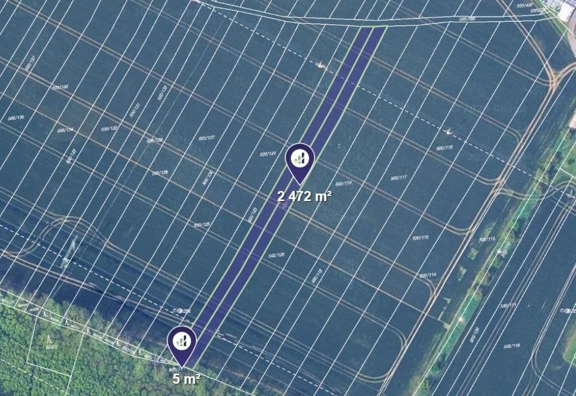 Predaj pozemku 2.477 m², Nebovidy, Jihomoravský kraj Predaj pozemku 2.477 m², Nebovidy, Jihomoravský kraj