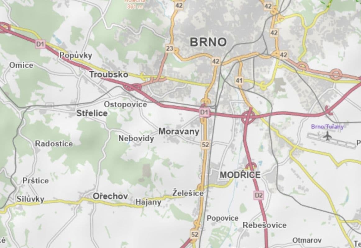 Predaj pozemku 2.477 m², Nebovidy, Jihomoravský kraj Predaj pozemku 2.477 m², Nebovidy, Jihomoravský kraj