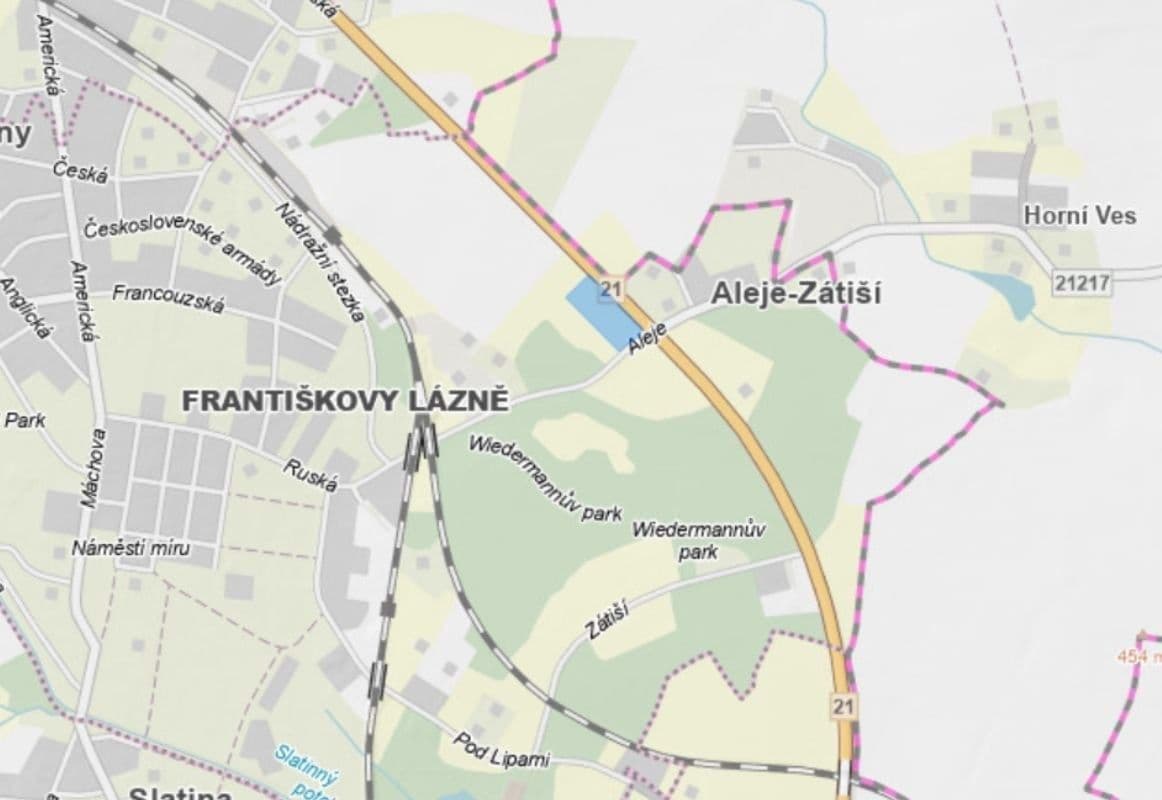 Predaj pozemku 3.625 m², Františkovy Lázně, Karlovarský kraj Predaj pozemku 3.625 m², Františkovy Lázně, Karlovarský kraj