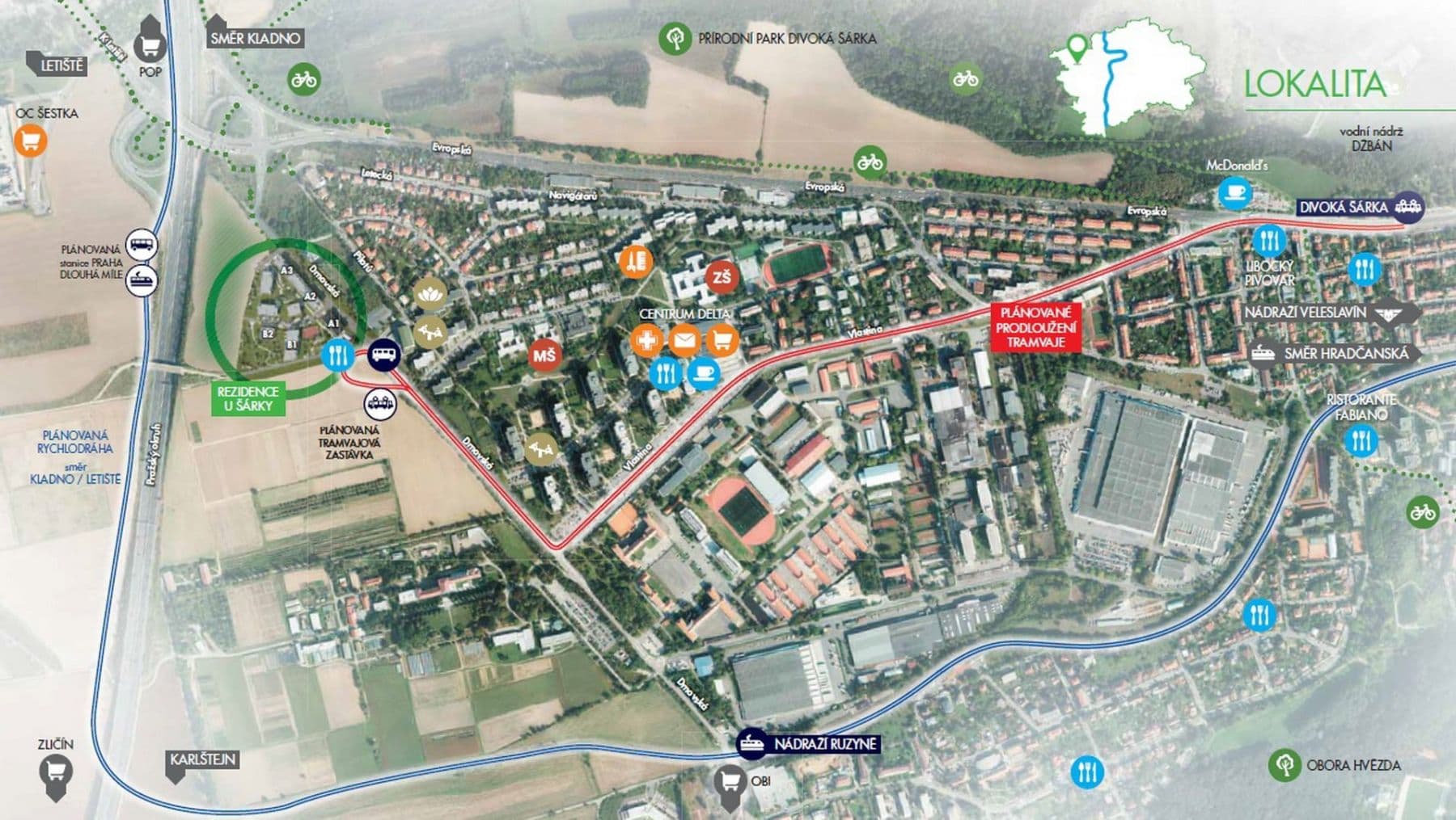 Prenájom bytu 2-izbový 95 m², Stočesova, Praha, Praha Prenájom bytu 2-izbový 95 m², Stočesova, Praha, Praha