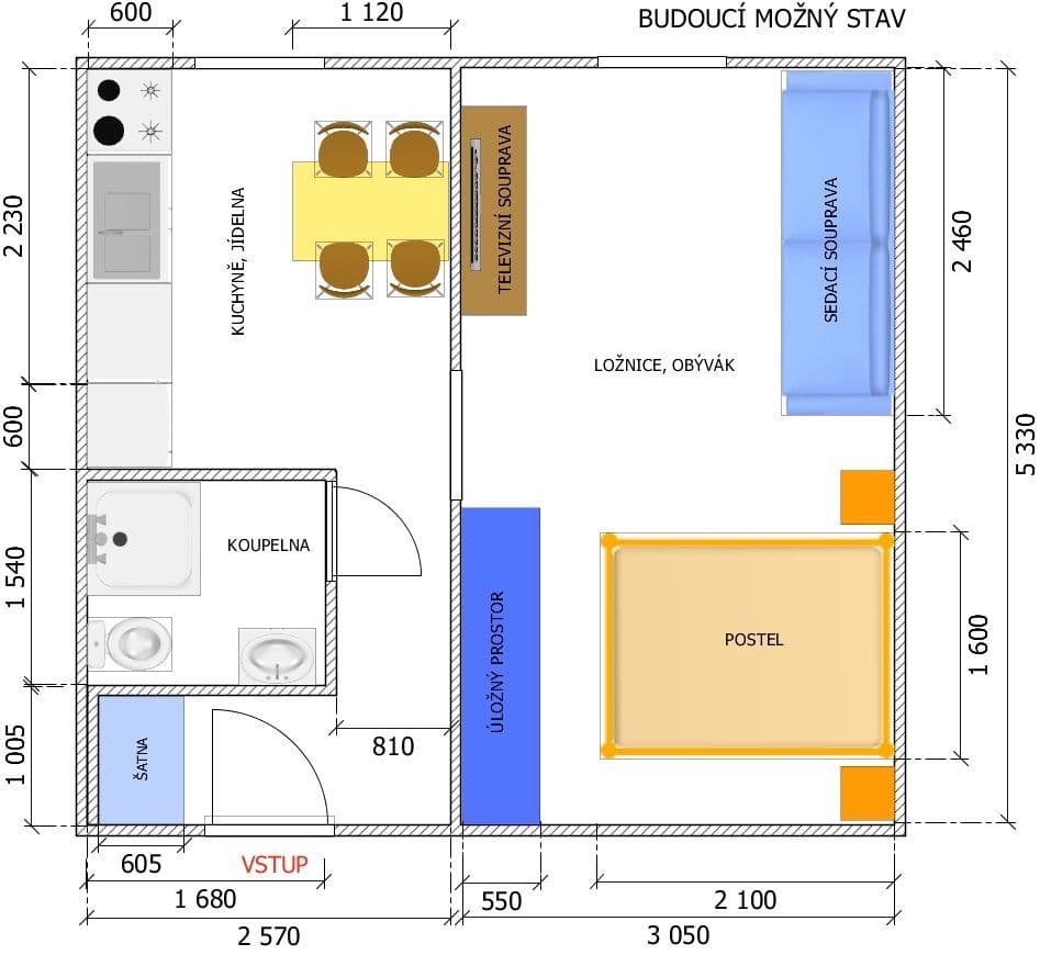 Prenájom bytu 1-izbový 32 m², Houškova, Plzeň, Plzeňský kraj Prenájom bytu 1-izbový 32 m², Houškova, Plzeň, Plzeňský kraj