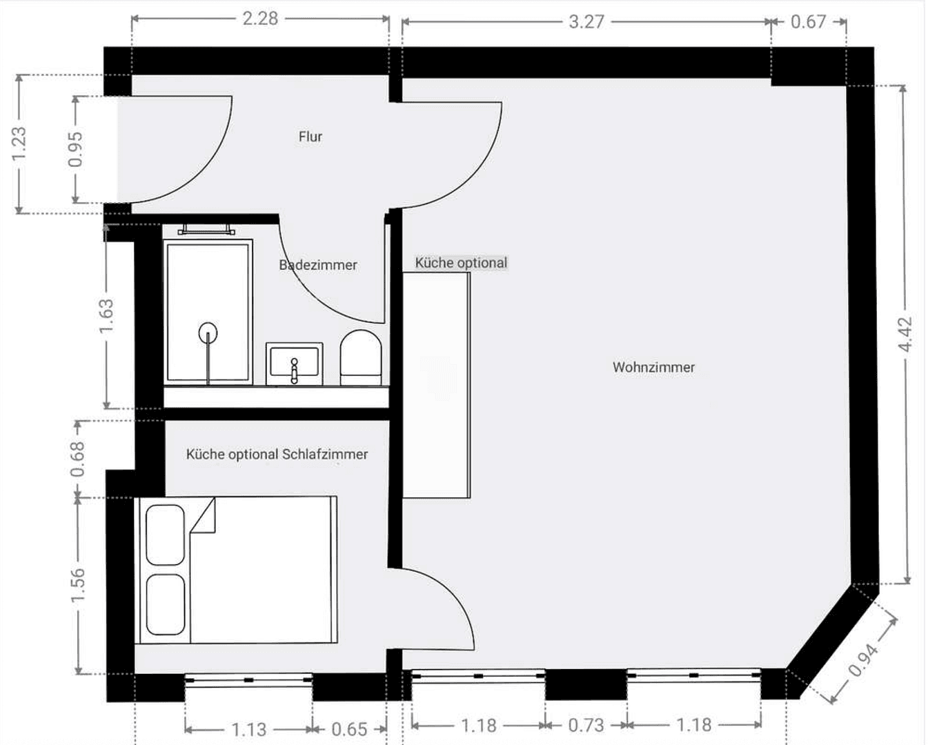 Predaj bytu 2-izbový 33 m², Hermannstraße 56, Berlin, Berlín Predaj bytu 2-izbový 33 m², Hermannstraße 56, Berlin, Berlín