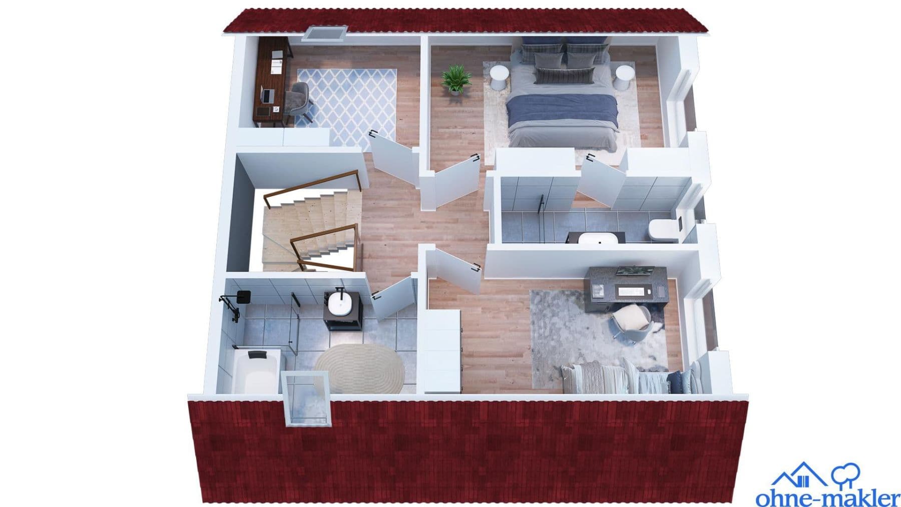 Prenájom domu 101 m², pozemek 500 m², Fichtenweg 35, Bad Fallingbostel, Dolné Sasko Prenájom domu 101 m², pozemek 500 m², Fichtenweg 35, Bad Fallingbostel, Dolné Sasko