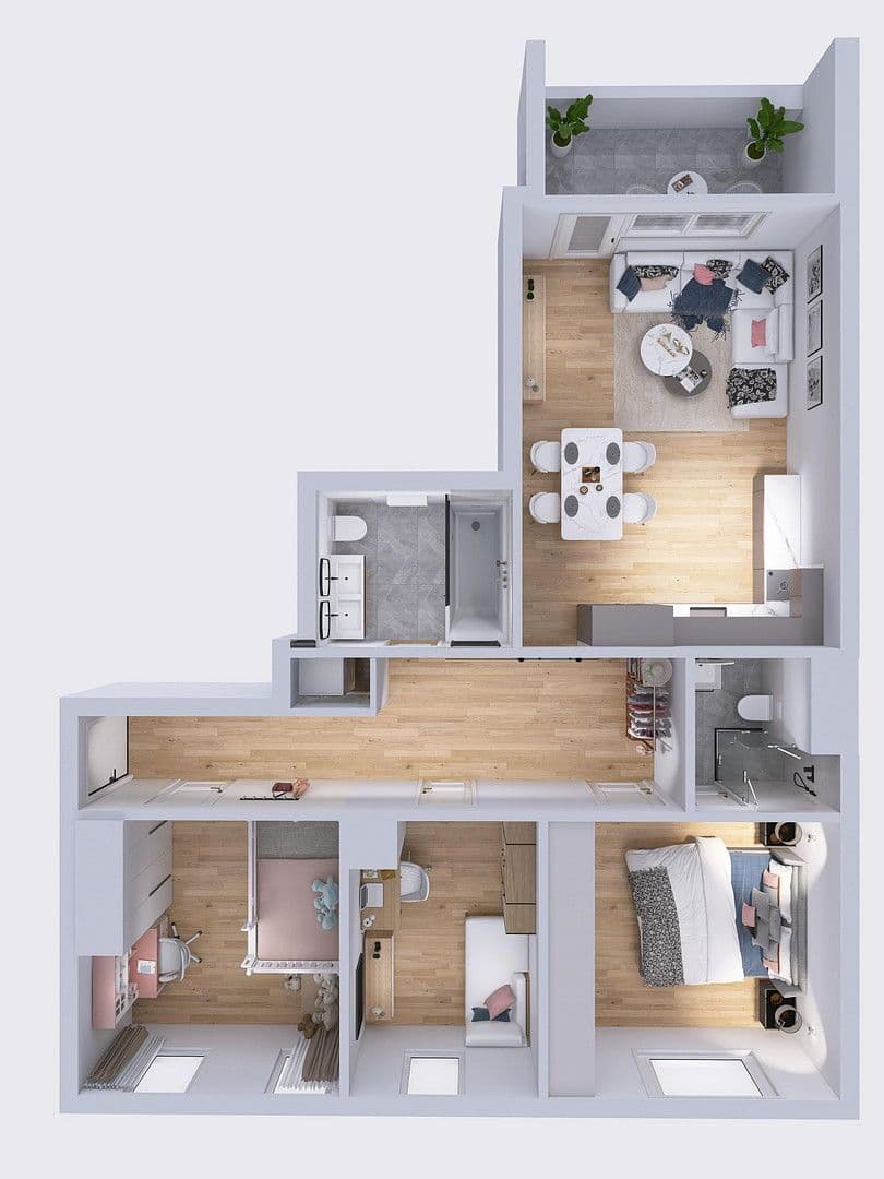 Predaj bytu 3-izbový 80 m², München-Bogenhausen, Bavorsko Predaj bytu 3-izbový 80 m², München-Bogenhausen, Bavorsko