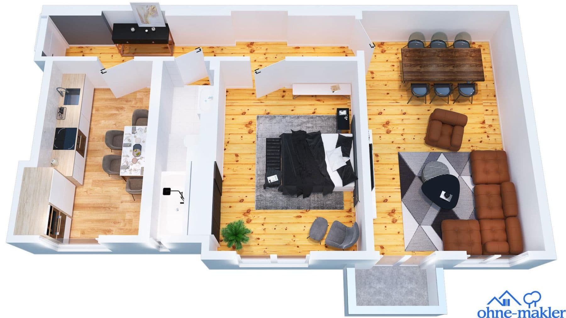 Predaj bytu 2-izbový 57 m², Berlin, Berlín Predaj bytu 2-izbový 57 m², Berlin, Berlín