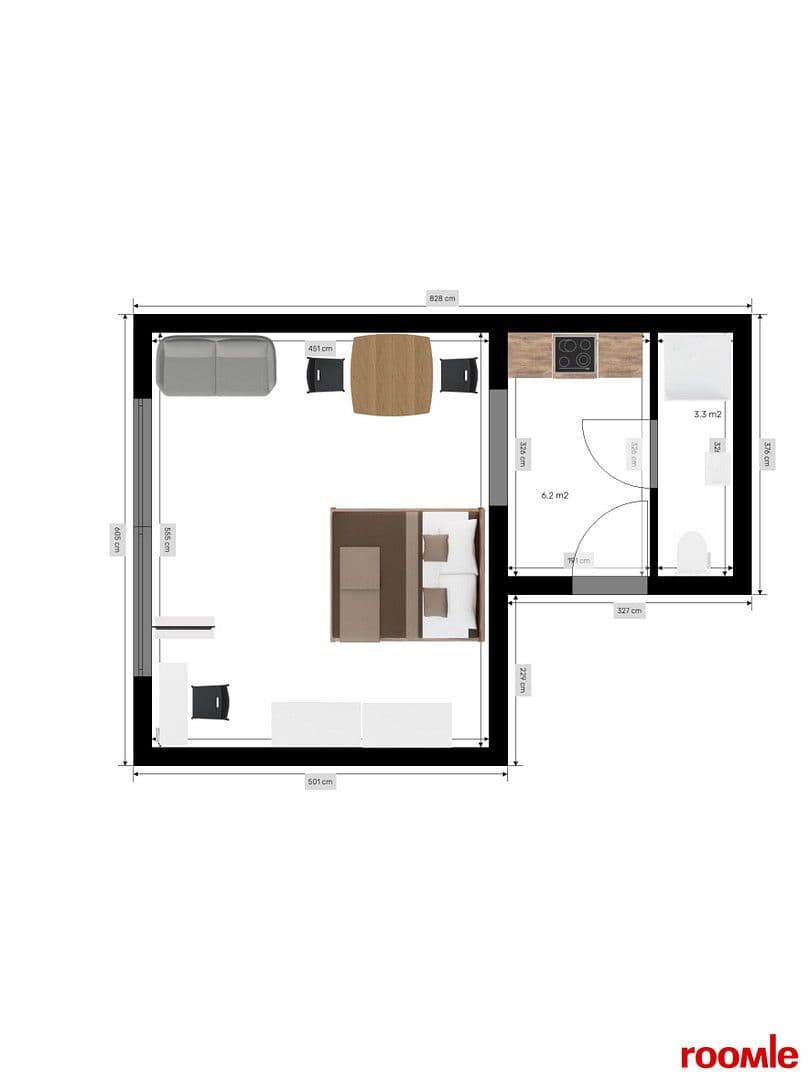 Prenájom bytu 1-izbový 32 m², Erdweg, Bavorsko Prenájom bytu 1-izbový 32 m², Erdweg, Bavorsko