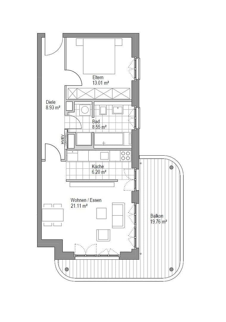 Predaj bytu 2-izbový 68 m², Altenhainer Str. xx, Frankfurt, Hesensko Predaj bytu 2-izbový 68 m², Altenhainer Str. xx, Frankfurt, Hesensko