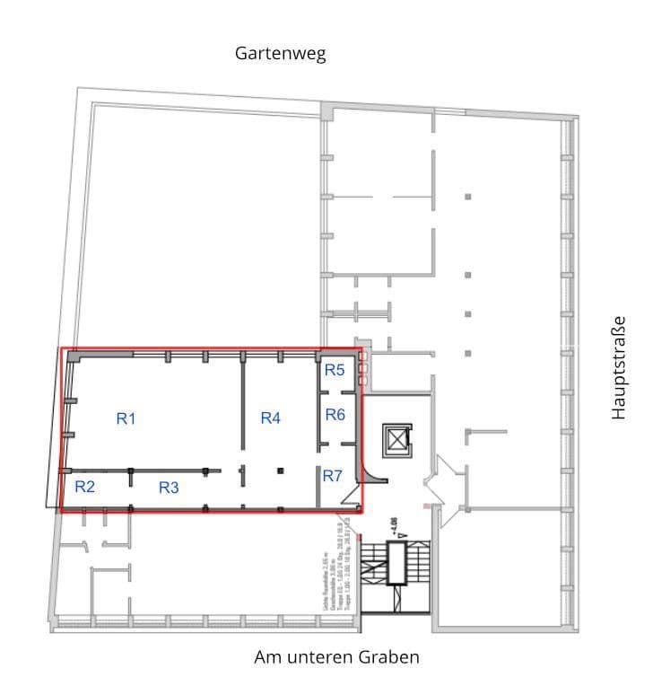 Prenájom kancelárie 90 m², Hauptstraße 9, Mosbach, Bádensko-Wurttembersko Prenájom kancelárie 90 m², Hauptstraße 9, Mosbach, Bádensko-Wurttembersko