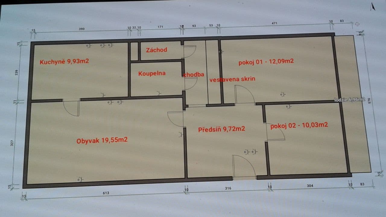 Predaj bytu 3-izbový 77 m², Prosecká, Praha, Praha Predaj bytu 3-izbový 77 m², Prosecká, Praha, Praha