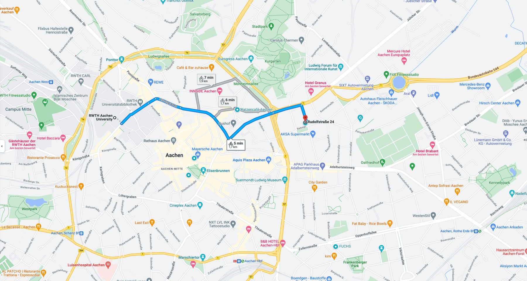 Prenájom bytu 3-izbový 68 m², Rudolfstraße 24, Aachen, Severné Porýnie - Westfálsko Prenájom bytu 3-izbový 68 m², Rudolfstraße 24, Aachen, Severné Porýnie - Westfálsko