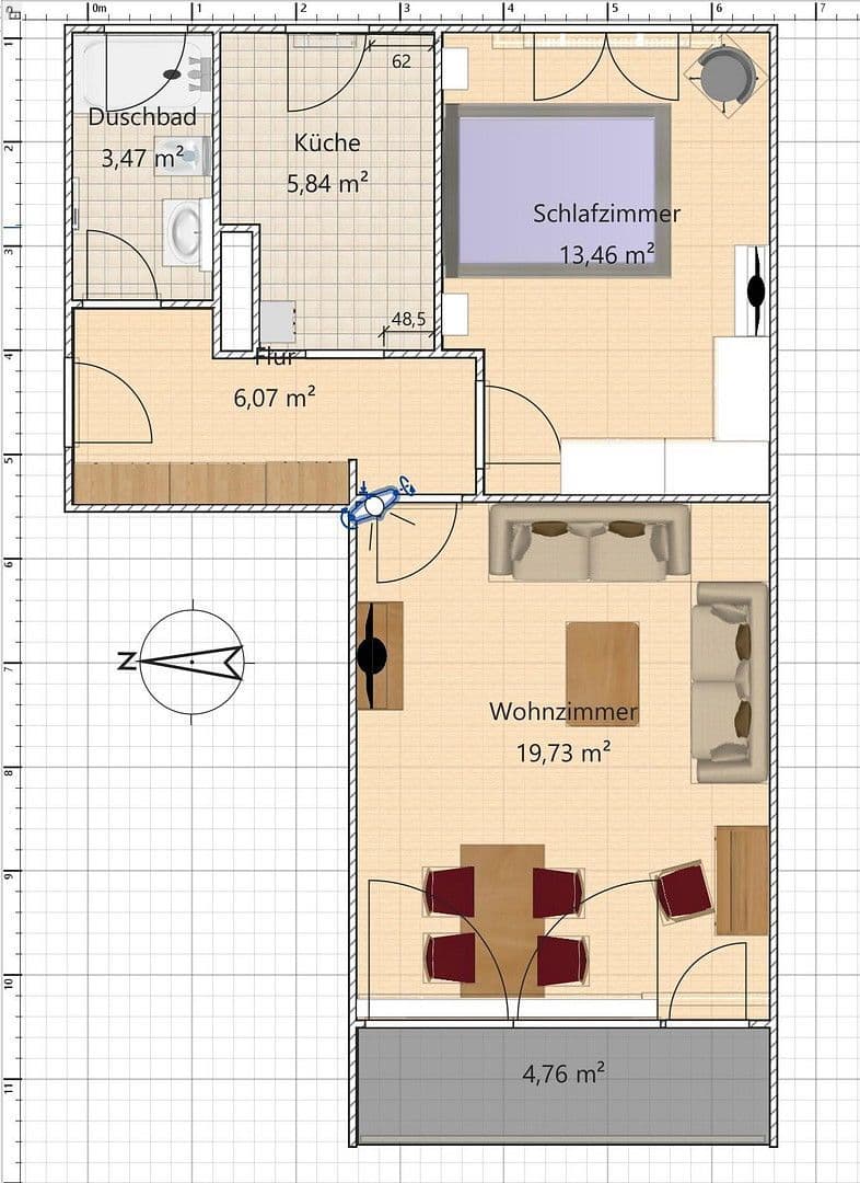 Predaj bytu 2-izbový 53 m², Solinger Str. 1, Berlin, Berlín Predaj bytu 2-izbový 53 m², Solinger Str. 1, Berlin, Berlín