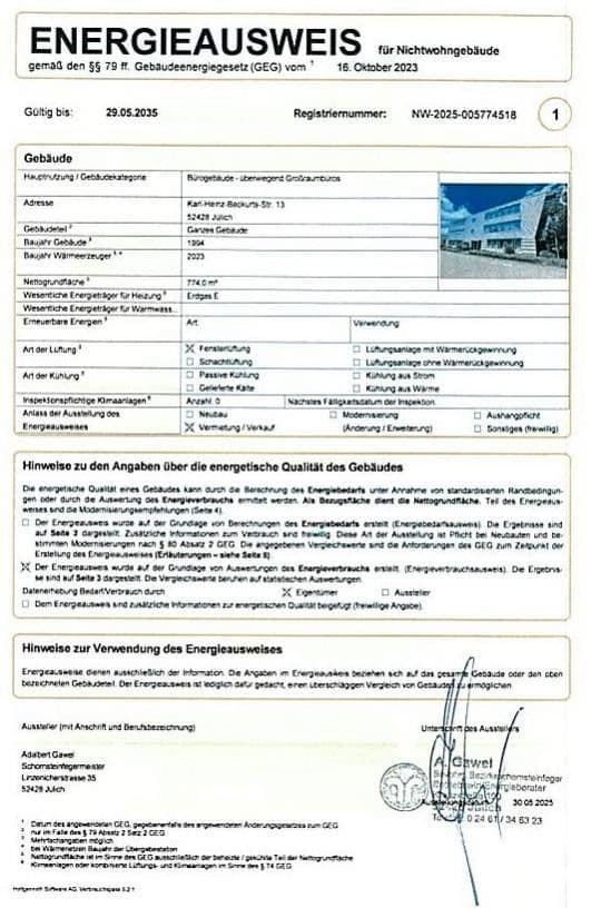 Prenájom kancelárie 250 m², Karl-Heinz-Beckurts-Straße 6, Jülich, Severné Porýnie - Westfálsko Prenájom kancelárie 250 m², Karl-Heinz-Beckurts-Straße 6, Jülich, Severné Porýnie - Westfálsko