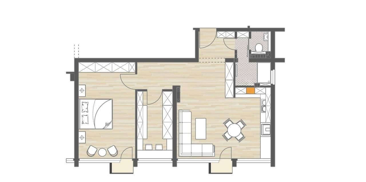 Predaj bytu 3-izbový 70 m², Köln, Severné Porýnie - Westfálsko Predaj bytu 3-izbový 70 m², Köln, Severné Porýnie - Westfálsko