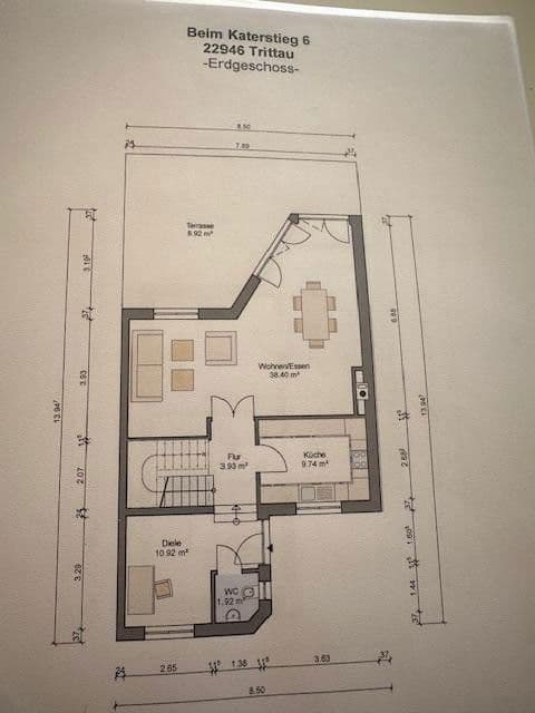 Predaj domu 115 m², pozemek 406 m², Beim Katerstieg 6, Trittau, Šlezvicko-Holštajnsko Predaj domu 115 m², pozemek 406 m², Beim Katerstieg 6, Trittau, Šlezvicko-Holštajnsko