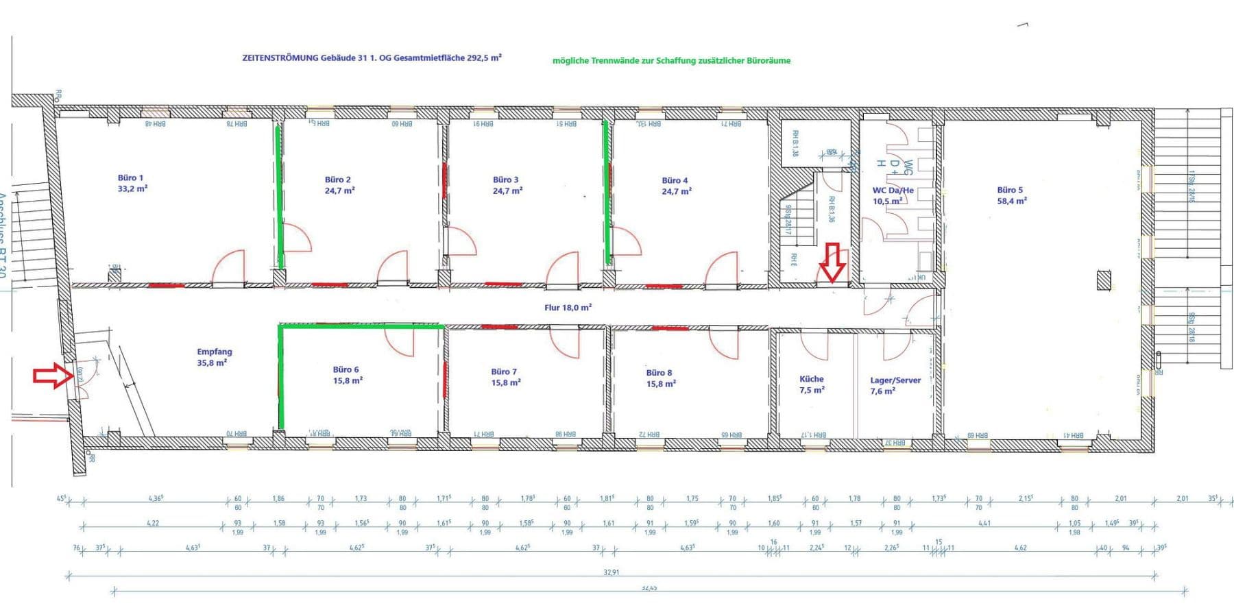 Prenájom kancelárie 293 m², Königsbrücker Straße 96, Dresden, Sasko Prenájom kancelárie 293 m², Königsbrücker Straße 96, Dresden, Sasko