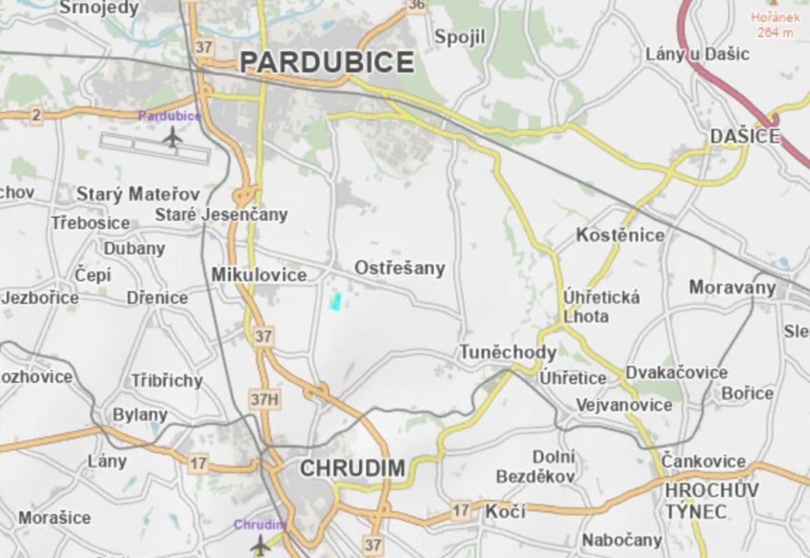 Predaj pozemku 35.134 m², Ostřešany, Pardubický kraj Predaj pozemku 35.134 m², Ostřešany, Pardubický kraj