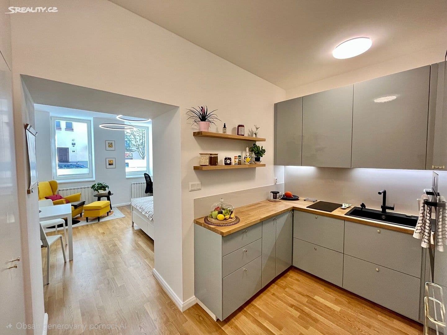 Prenájom bytu 1-izbový 36 m², Záhřebská, Praha, Praha Prenájom bytu 1-izbový 36 m², Záhřebská, Praha, Praha