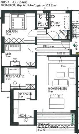 Prenájom bytu 4-izbový 98 m², Lauchheim, Bádensko-Wurttembersko Prenájom bytu 4-izbový 98 m², Lauchheim, Bádensko-Wurttembersko