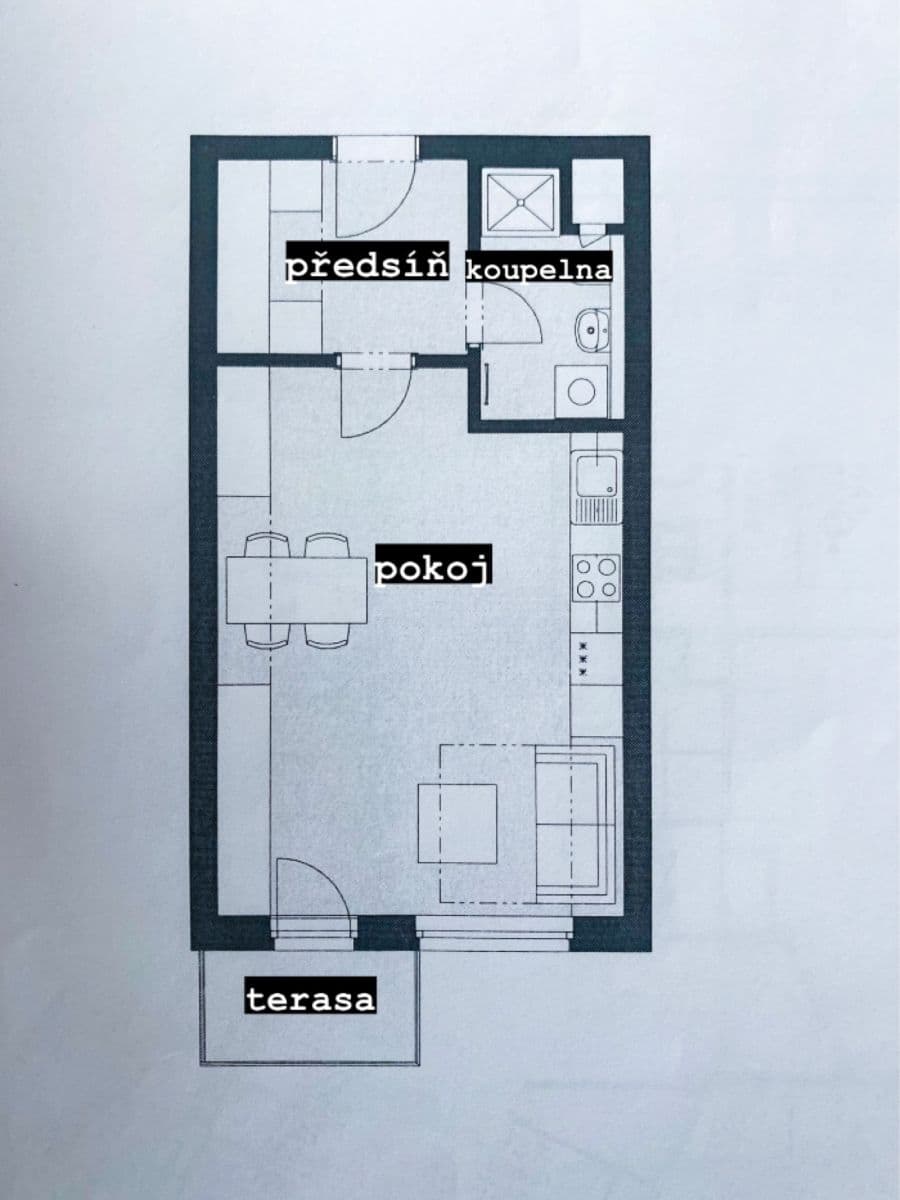 Prenájom bytu 1-izbový 42 m², Škrábkových, Praha, Praha Prenájom bytu 1-izbový 42 m², Škrábkových, Praha, Praha