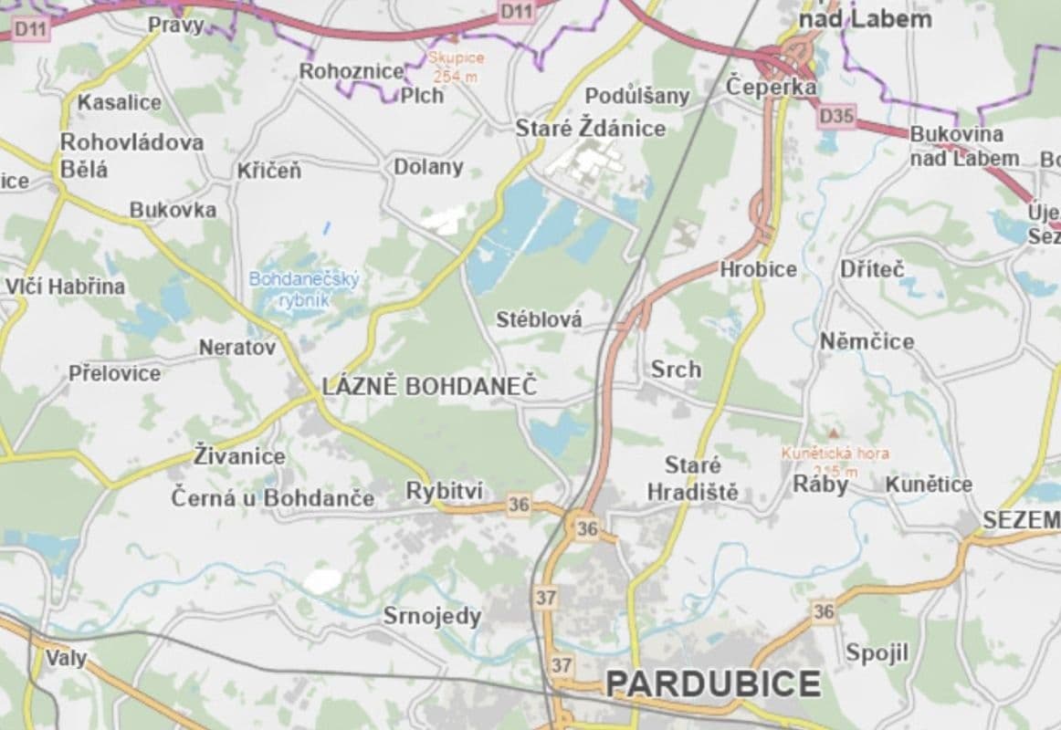Predaj pozemku 1.671 m², Lázně Bohdaneč, Pardubický kraj Predaj pozemku 1.671 m², Lázně Bohdaneč, Pardubický kraj