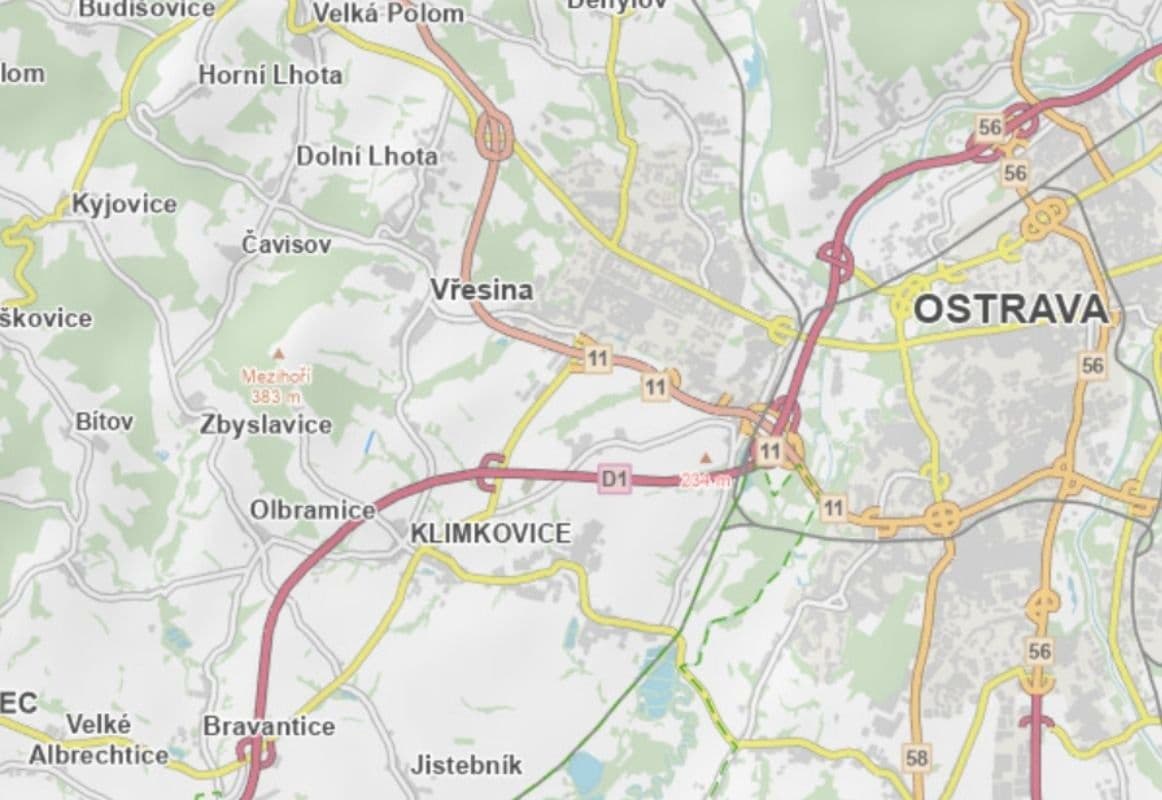 Predaj pozemku 6.941 m², Klimkovice, Moravskoslezský kraj Predaj pozemku 6.941 m², Klimkovice, Moravskoslezský kraj