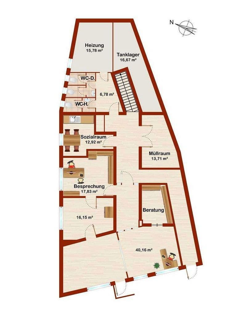 Prenájom nebytového priestoru 120 m², Hoferstr. 7, Gefell, Durínsko Prenájom nebytového priestoru 120 m², Hoferstr. 7, Gefell, Durínsko