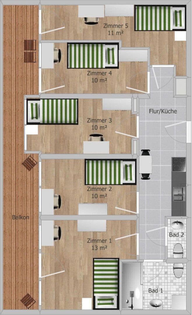 Predaj bytu 5-izbový 78 m², Johanneskirchner Str. 132, München, Bavorsko Predaj bytu 5-izbový 78 m², Johanneskirchner Str. 132, München, Bavorsko