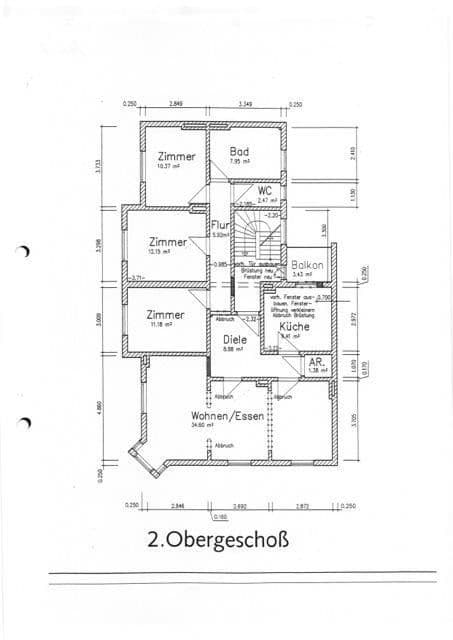 Prenájom bytu 4-izbový 107 m², Bremen, Brémy Prenájom bytu 4-izbový 107 m², Bremen, Brémy
