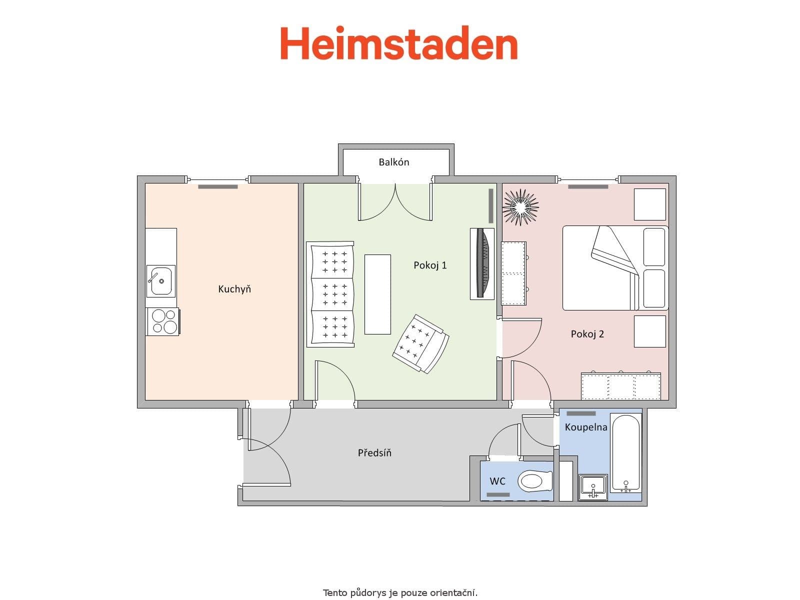 Prenájom bytu 2-izbový 58 m², Gorkého, Havířov, Moravskoslezský kraj Prenájom bytu 2-izbový 58 m², Gorkého, Havířov, Moravskoslezský kraj